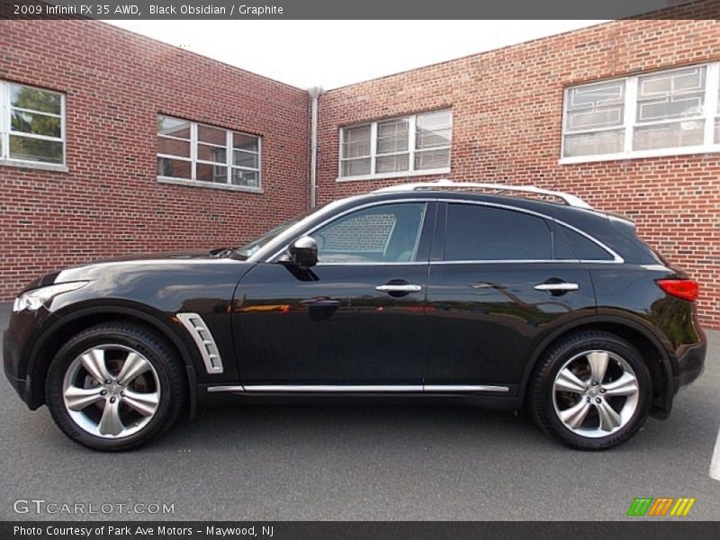 Black Obsidian / Graphite 2009 Infiniti FX 35 AWD