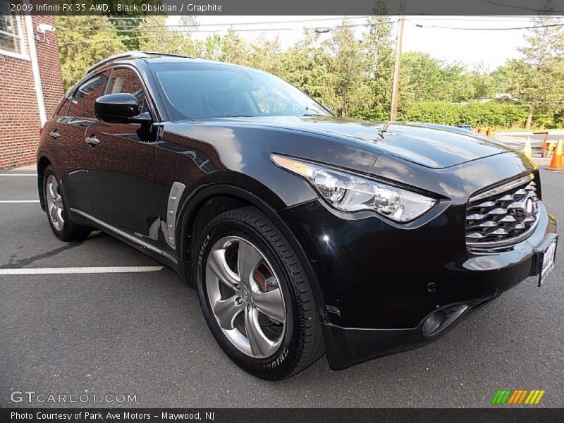 Black Obsidian / Graphite 2009 Infiniti FX 35 AWD