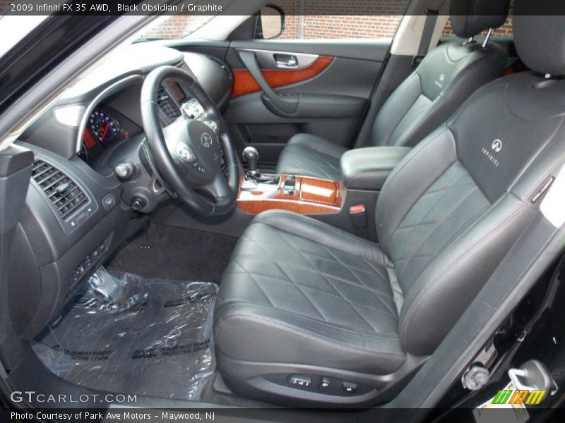 Black Obsidian / Graphite 2009 Infiniti FX 35 AWD