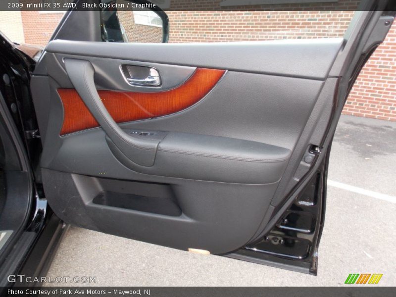 Black Obsidian / Graphite 2009 Infiniti FX 35 AWD