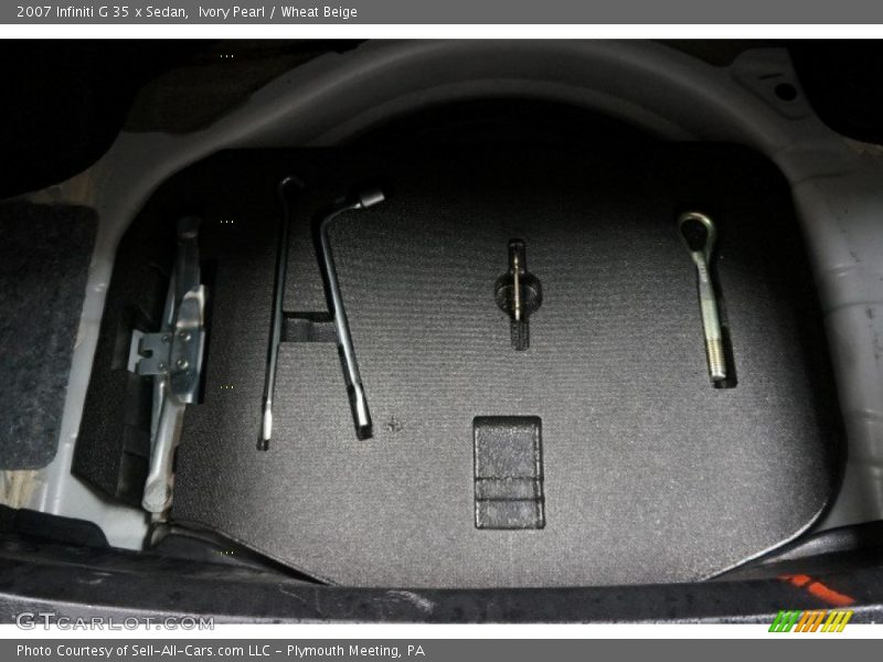 Ivory Pearl / Wheat Beige 2007 Infiniti G 35 x Sedan