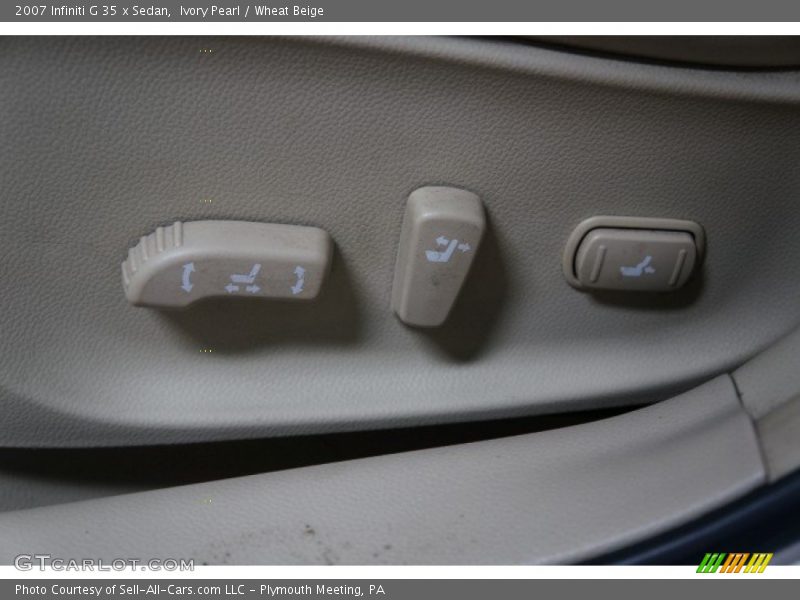 Ivory Pearl / Wheat Beige 2007 Infiniti G 35 x Sedan