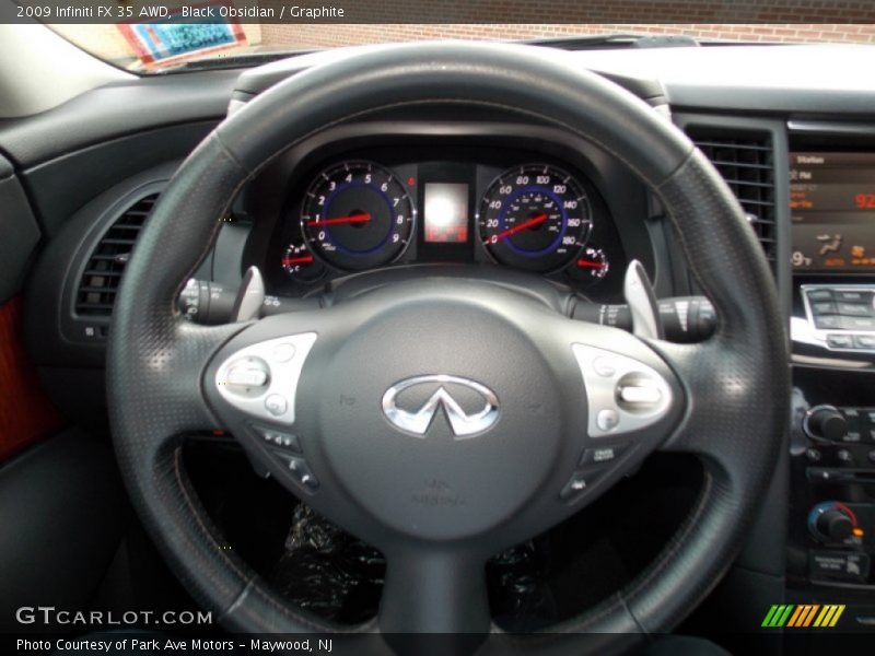 Black Obsidian / Graphite 2009 Infiniti FX 35 AWD
