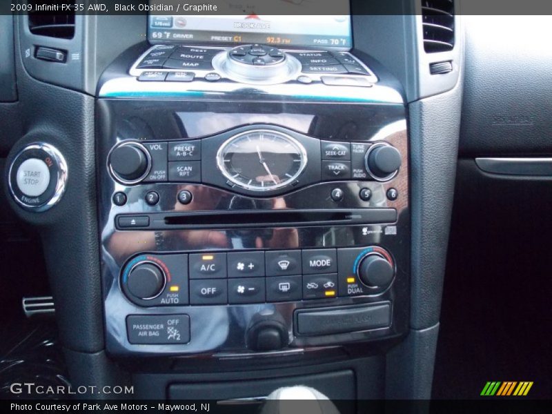 Black Obsidian / Graphite 2009 Infiniti FX 35 AWD