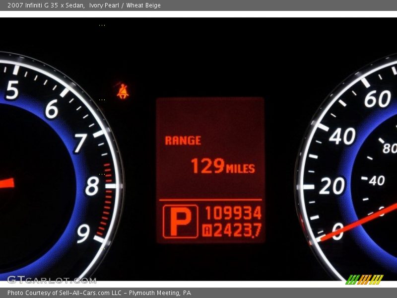 Ivory Pearl / Wheat Beige 2007 Infiniti G 35 x Sedan