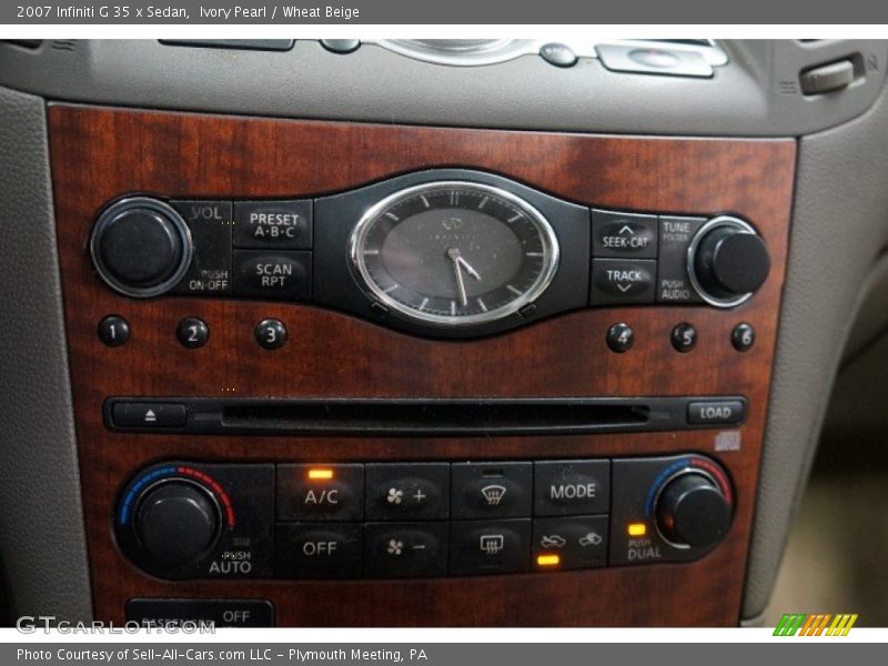 Ivory Pearl / Wheat Beige 2007 Infiniti G 35 x Sedan