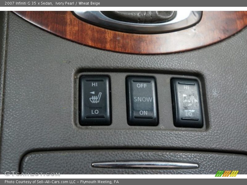 Ivory Pearl / Wheat Beige 2007 Infiniti G 35 x Sedan