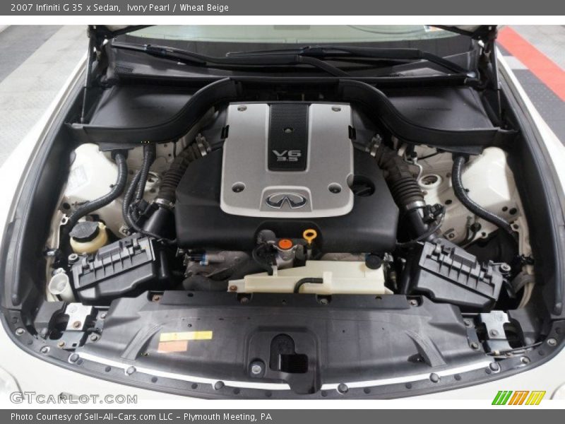 Ivory Pearl / Wheat Beige 2007 Infiniti G 35 x Sedan