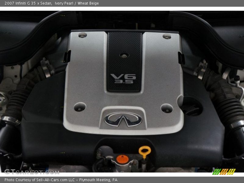 Ivory Pearl / Wheat Beige 2007 Infiniti G 35 x Sedan