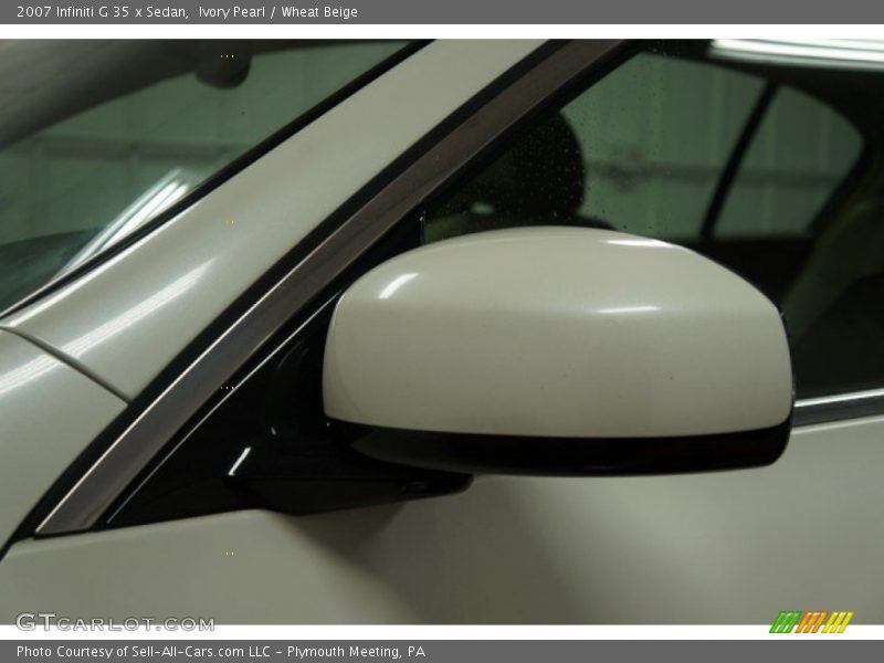 Ivory Pearl / Wheat Beige 2007 Infiniti G 35 x Sedan