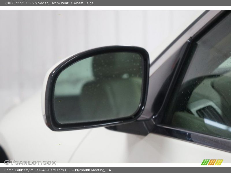 Ivory Pearl / Wheat Beige 2007 Infiniti G 35 x Sedan