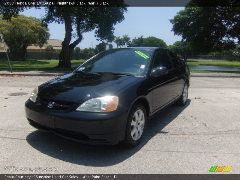 Front 3/4 View of 2003 Civic EX Coupe