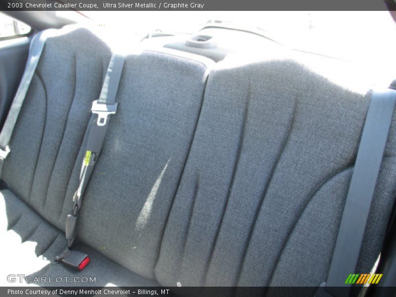 Ultra Silver Metallic / Graphite Gray 2003 Chevrolet Cavalier Coupe