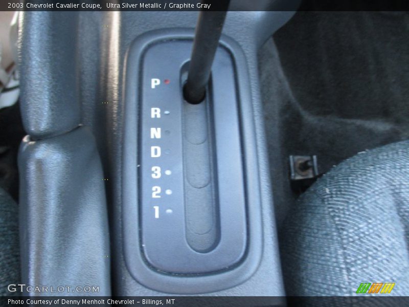 Ultra Silver Metallic / Graphite Gray 2003 Chevrolet Cavalier Coupe