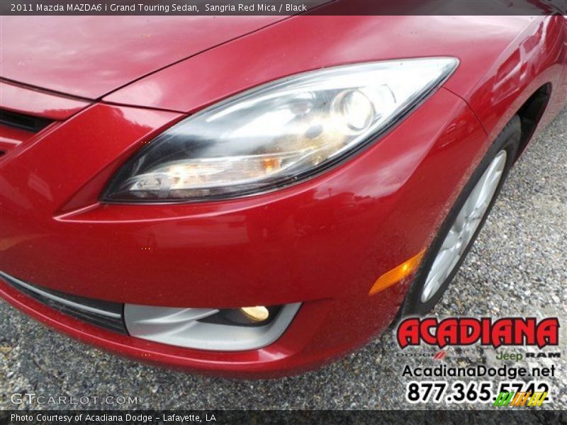 Sangria Red Mica / Black 2011 Mazda MAZDA6 i Grand Touring Sedan