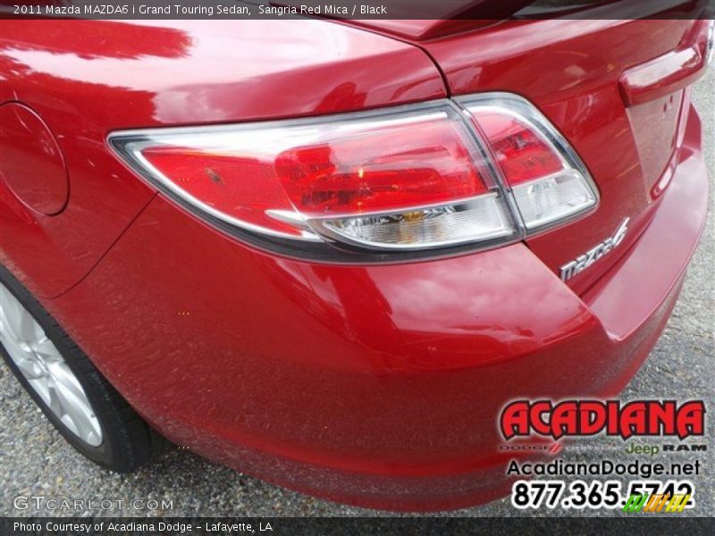 Sangria Red Mica / Black 2011 Mazda MAZDA6 i Grand Touring Sedan
