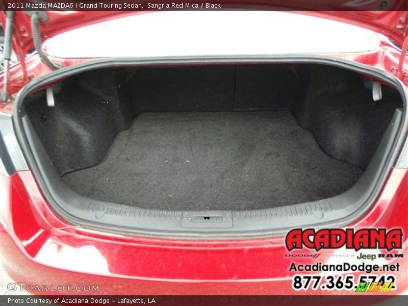 Sangria Red Mica / Black 2011 Mazda MAZDA6 i Grand Touring Sedan