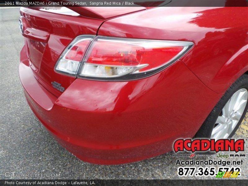 Sangria Red Mica / Black 2011 Mazda MAZDA6 i Grand Touring Sedan