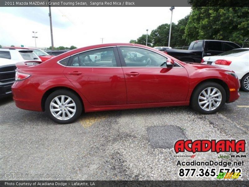 Sangria Red Mica / Black 2011 Mazda MAZDA6 i Grand Touring Sedan