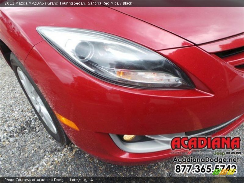 Sangria Red Mica / Black 2011 Mazda MAZDA6 i Grand Touring Sedan