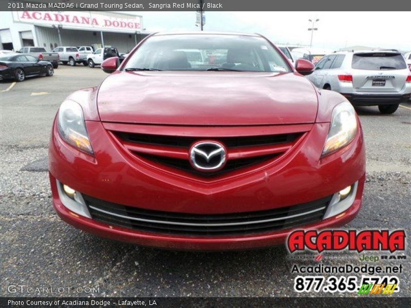 Sangria Red Mica / Black 2011 Mazda MAZDA6 i Grand Touring Sedan