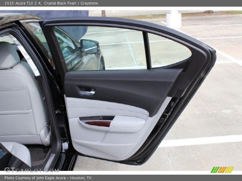 Crystal Black Pearl / Graystone 2015 Acura TLX 2.4