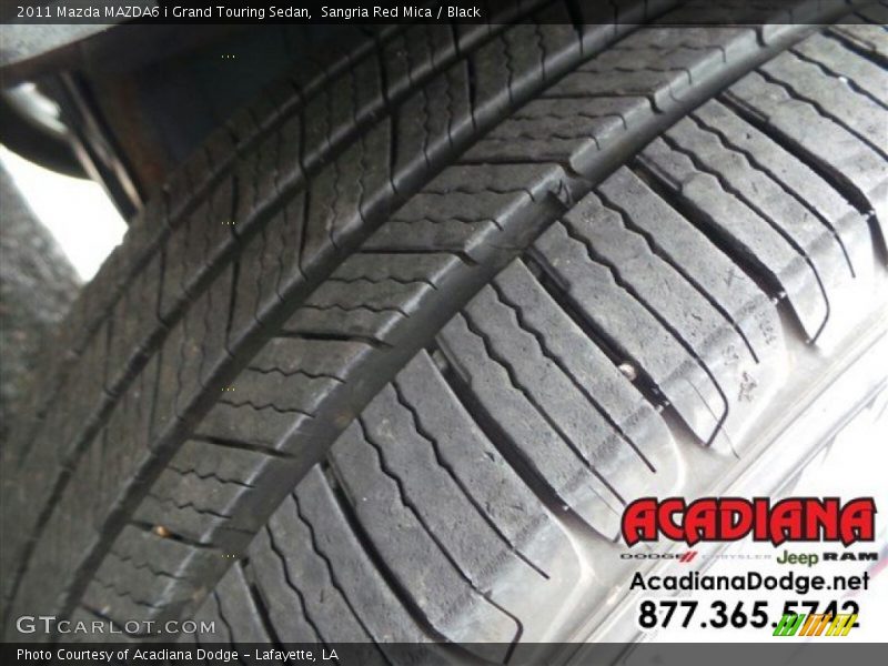 Sangria Red Mica / Black 2011 Mazda MAZDA6 i Grand Touring Sedan
