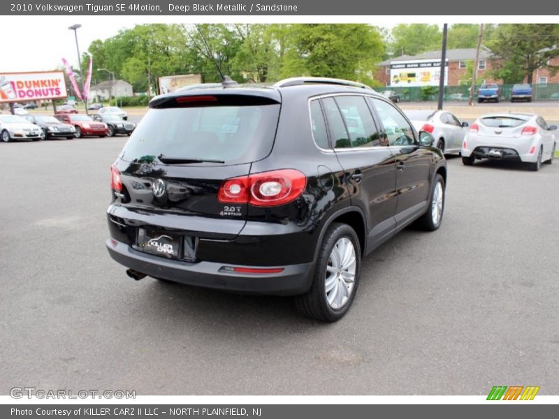 Deep Black Metallic / Sandstone 2010 Volkswagen Tiguan SE 4Motion
