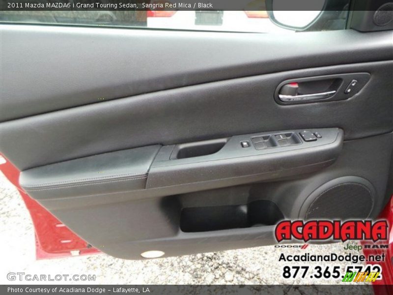 Sangria Red Mica / Black 2011 Mazda MAZDA6 i Grand Touring Sedan