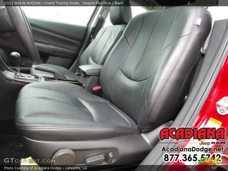 Sangria Red Mica / Black 2011 Mazda MAZDA6 i Grand Touring Sedan