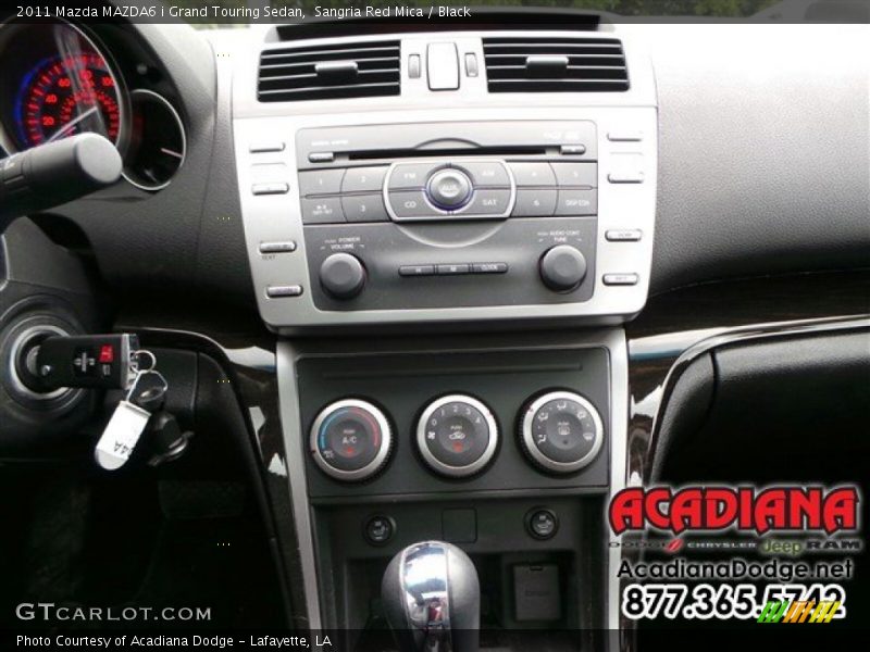 Sangria Red Mica / Black 2011 Mazda MAZDA6 i Grand Touring Sedan