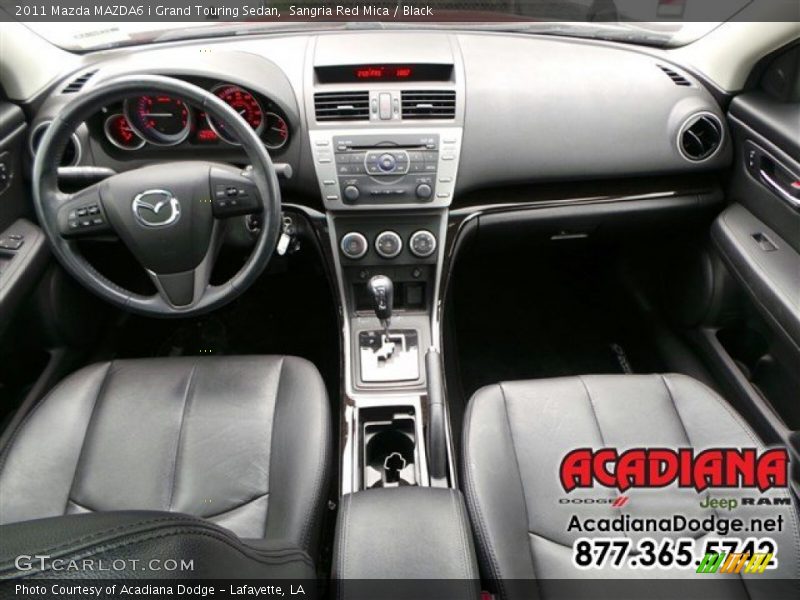 Sangria Red Mica / Black 2011 Mazda MAZDA6 i Grand Touring Sedan