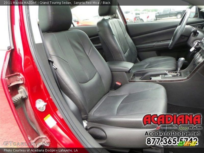 Sangria Red Mica / Black 2011 Mazda MAZDA6 i Grand Touring Sedan