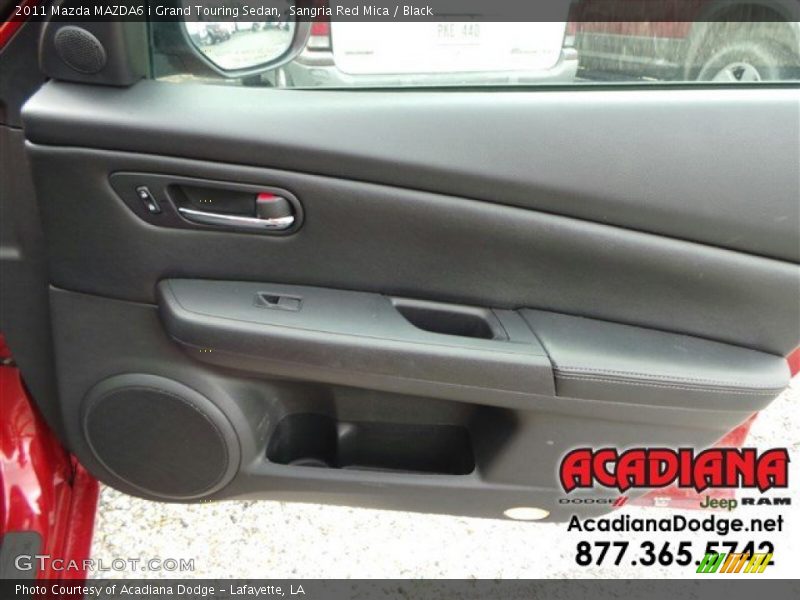 Sangria Red Mica / Black 2011 Mazda MAZDA6 i Grand Touring Sedan