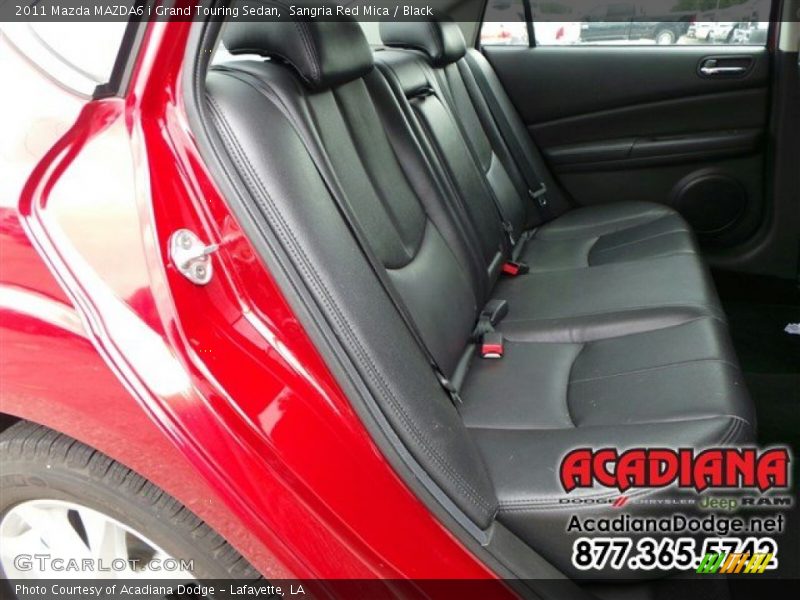 Sangria Red Mica / Black 2011 Mazda MAZDA6 i Grand Touring Sedan