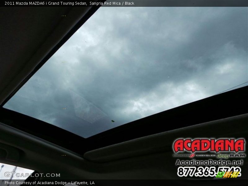 Sangria Red Mica / Black 2011 Mazda MAZDA6 i Grand Touring Sedan