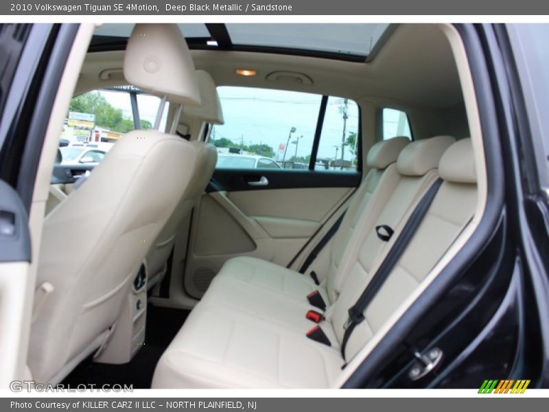 Deep Black Metallic / Sandstone 2010 Volkswagen Tiguan SE 4Motion