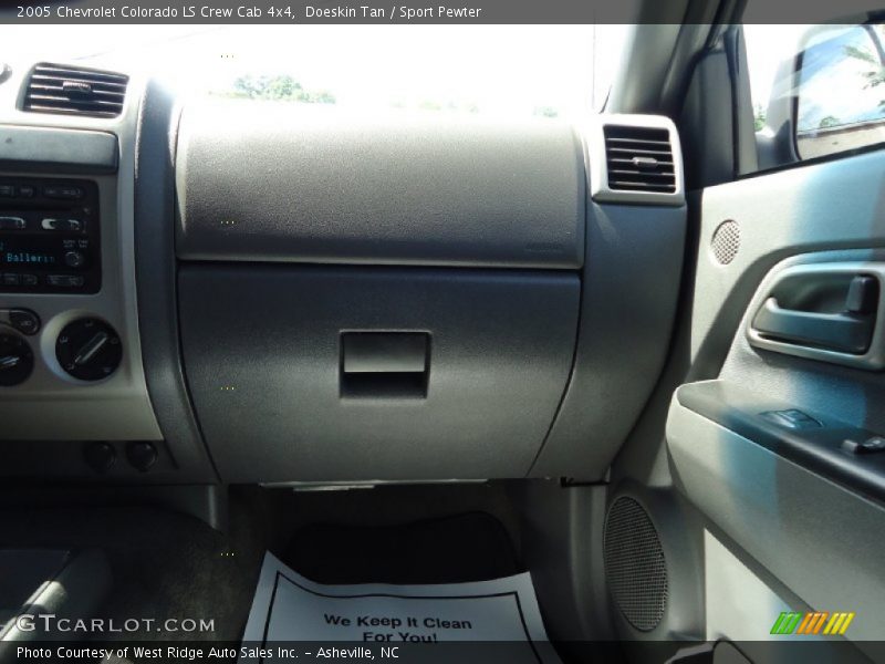 Doeskin Tan / Sport Pewter 2005 Chevrolet Colorado LS Crew Cab 4x4