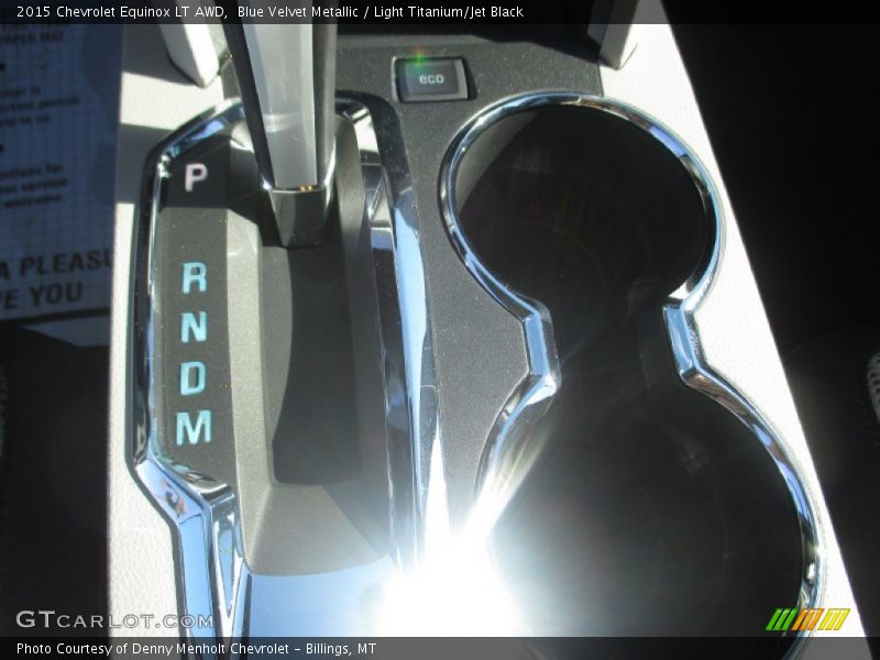 Blue Velvet Metallic / Light Titanium/Jet Black 2015 Chevrolet Equinox LT AWD