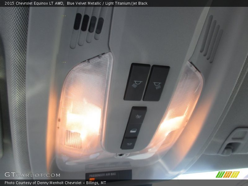 Blue Velvet Metallic / Light Titanium/Jet Black 2015 Chevrolet Equinox LT AWD