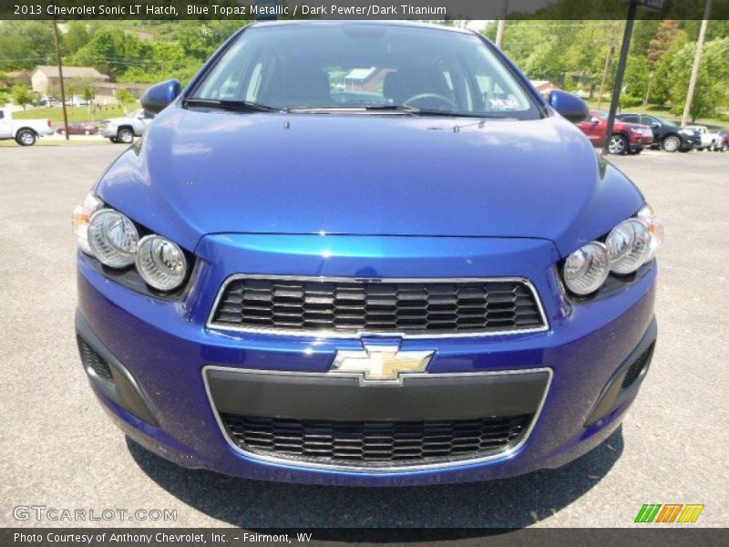 Blue Topaz Metallic / Dark Pewter/Dark Titanium 2013 Chevrolet Sonic LT Hatch