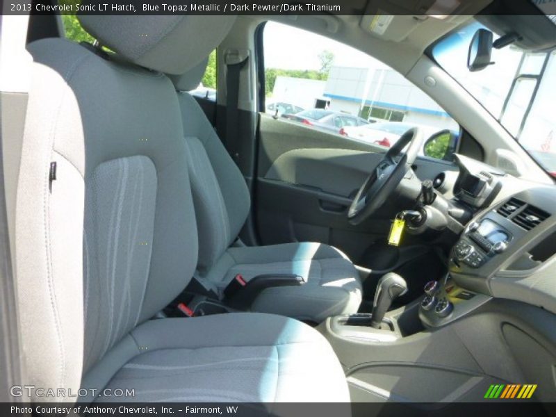 Blue Topaz Metallic / Dark Pewter/Dark Titanium 2013 Chevrolet Sonic LT Hatch