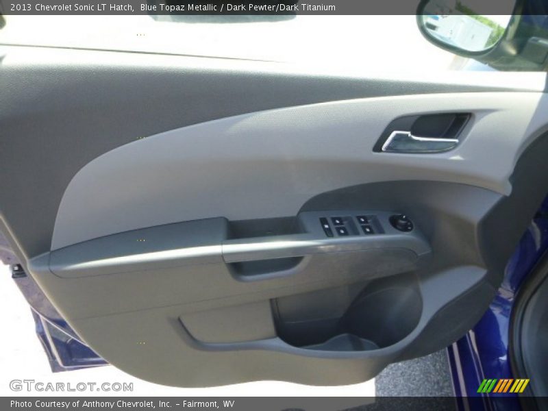 Blue Topaz Metallic / Dark Pewter/Dark Titanium 2013 Chevrolet Sonic LT Hatch