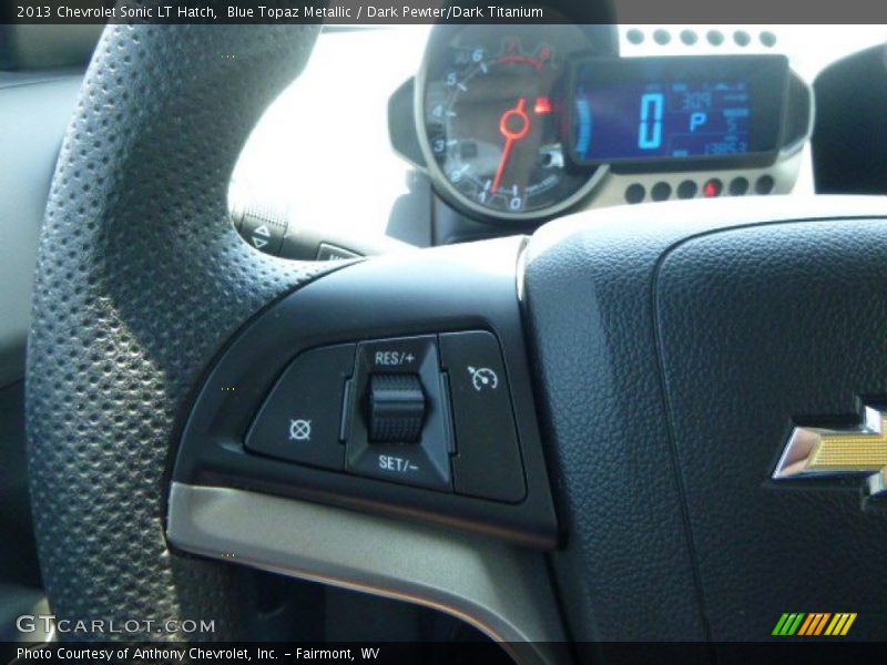 Blue Topaz Metallic / Dark Pewter/Dark Titanium 2013 Chevrolet Sonic LT Hatch