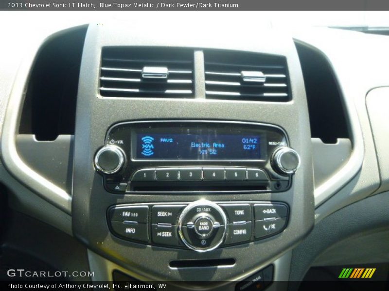 Blue Topaz Metallic / Dark Pewter/Dark Titanium 2013 Chevrolet Sonic LT Hatch