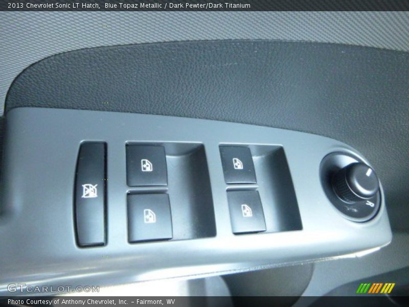 Blue Topaz Metallic / Dark Pewter/Dark Titanium 2013 Chevrolet Sonic LT Hatch