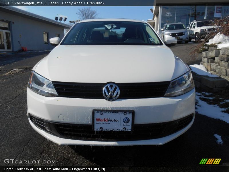 Candy White / Titan Black 2012 Volkswagen Jetta SE Sedan