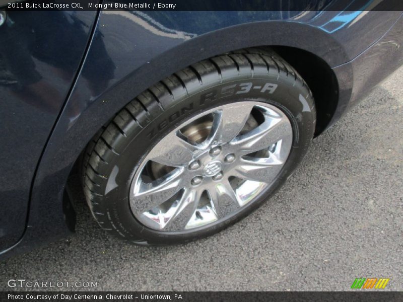 Midnight Blue Metallic / Ebony 2011 Buick LaCrosse CXL