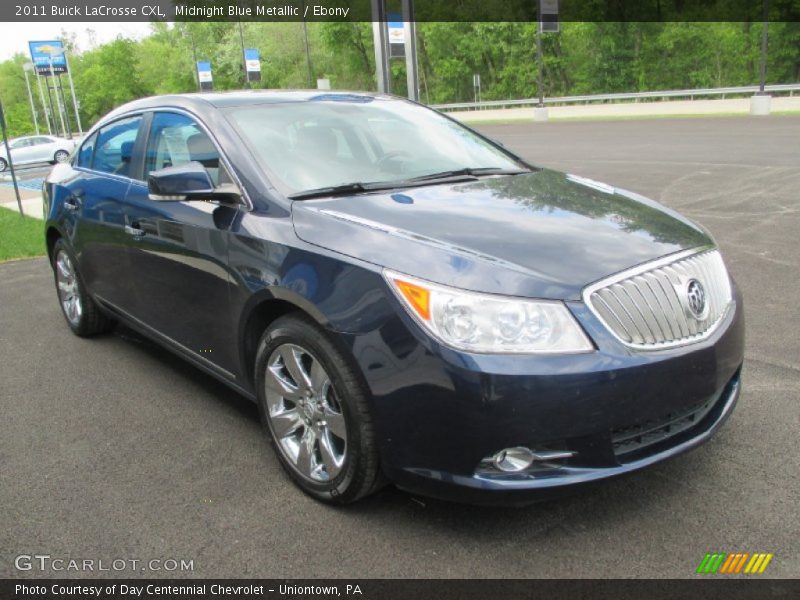 Midnight Blue Metallic / Ebony 2011 Buick LaCrosse CXL