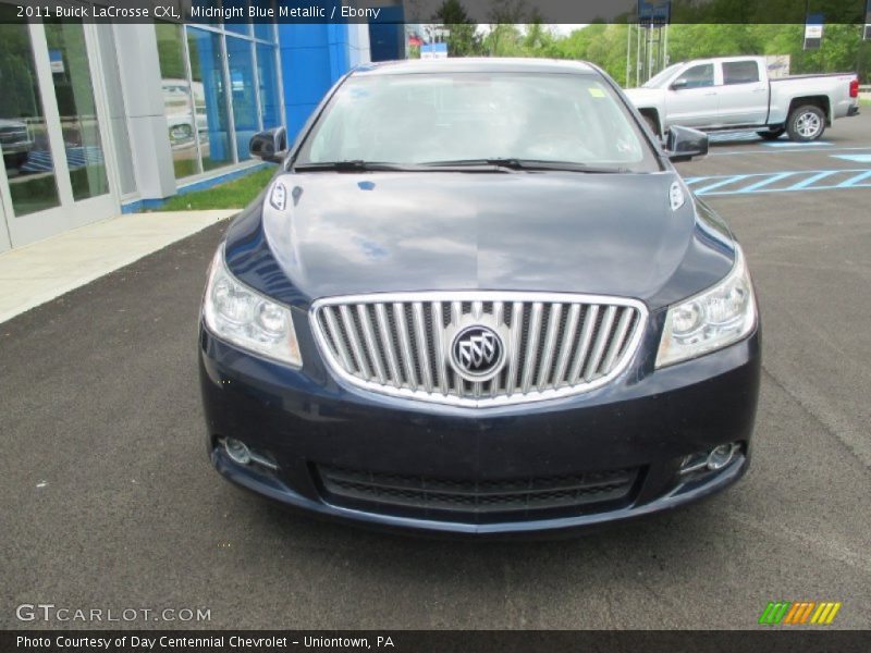 Midnight Blue Metallic / Ebony 2011 Buick LaCrosse CXL
